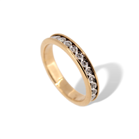 Ringe Polello Dame in Gelbgold Diamante 0.20 Ct M2596DBR - M2596DBR